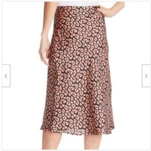 Cotton Candy LA Pink Cheetah Midi Skirt